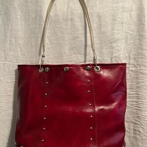 Hardware By Renee Industrial Red Tote Bag